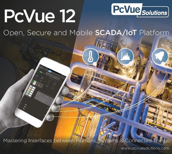 PcVue 12, la plataforma SCADA/IoT abierta, segura y movil !
